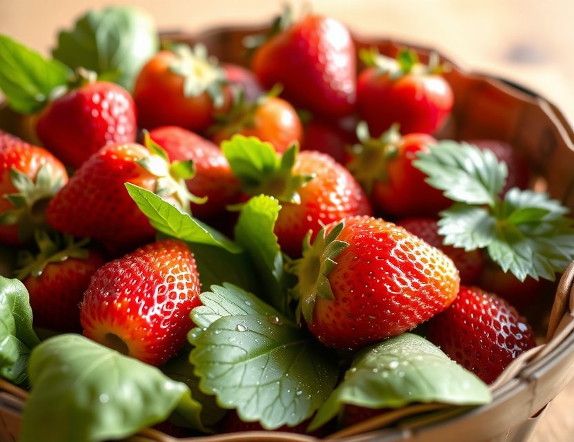 Frische Erdbeeren