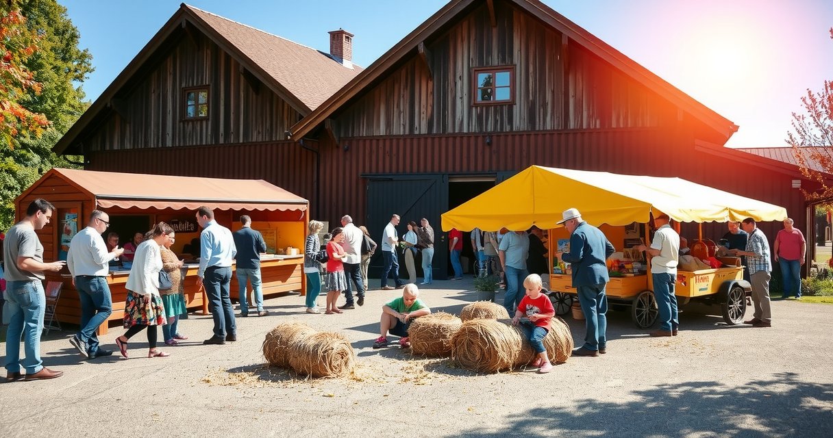 Veranstaltung auf dem Bauernhof Henstedt-Ulzburg mit frischen Produkten