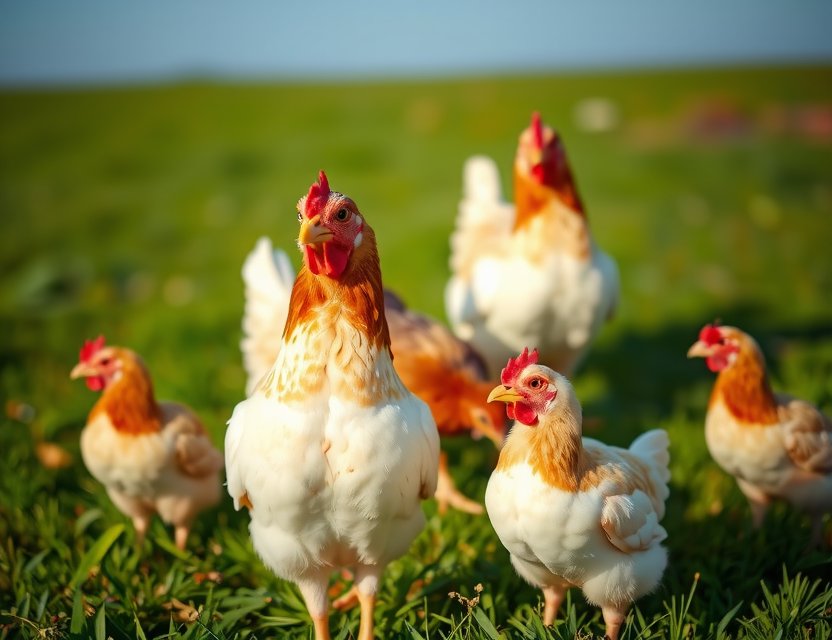 Hühner auf der Weide bei playyusisi.com, artgerechte Tierhaltung