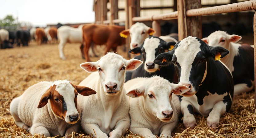 Nickerchen im Stroh um 14 Uhr auf dem Bauernhof