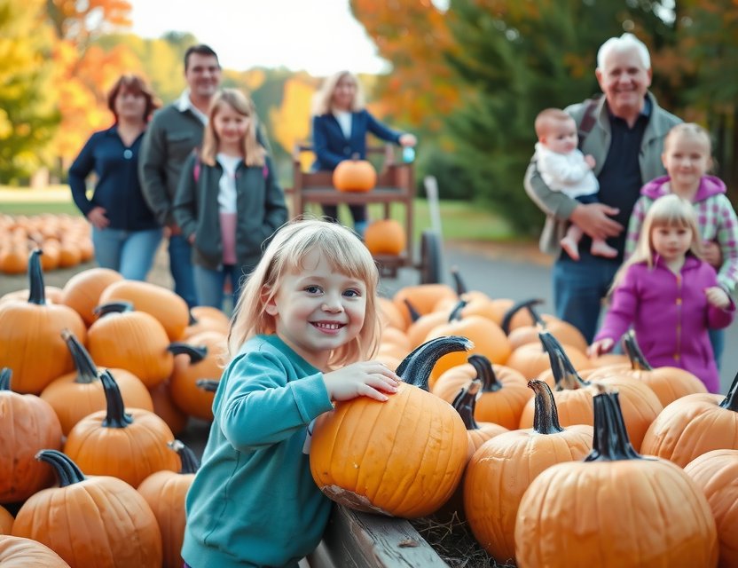 Kürbisfest Veranstaltungen Henstedt-Ulzburg mit Kürbissen und Herbststimmung